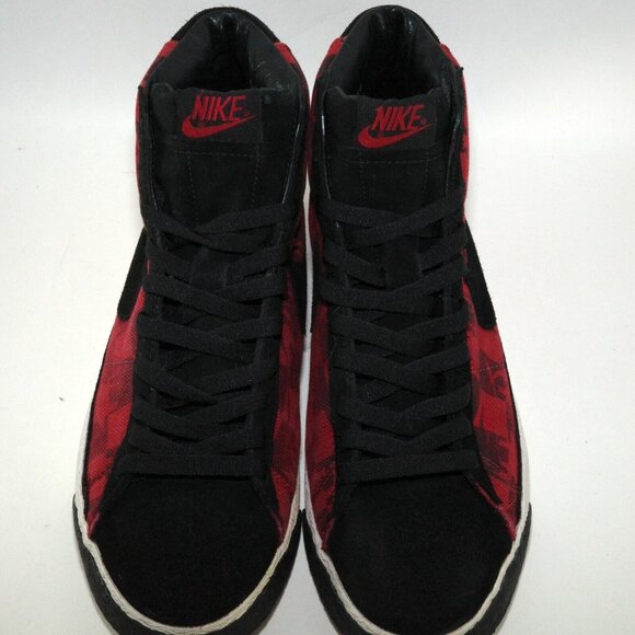 2008 Nike x Stussy x Neighborhood Blazer High Premium Red 332286-601 Mens US 8 - Picture 8 of 14